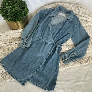 Zara Kids Casual Denim Dress Size 9